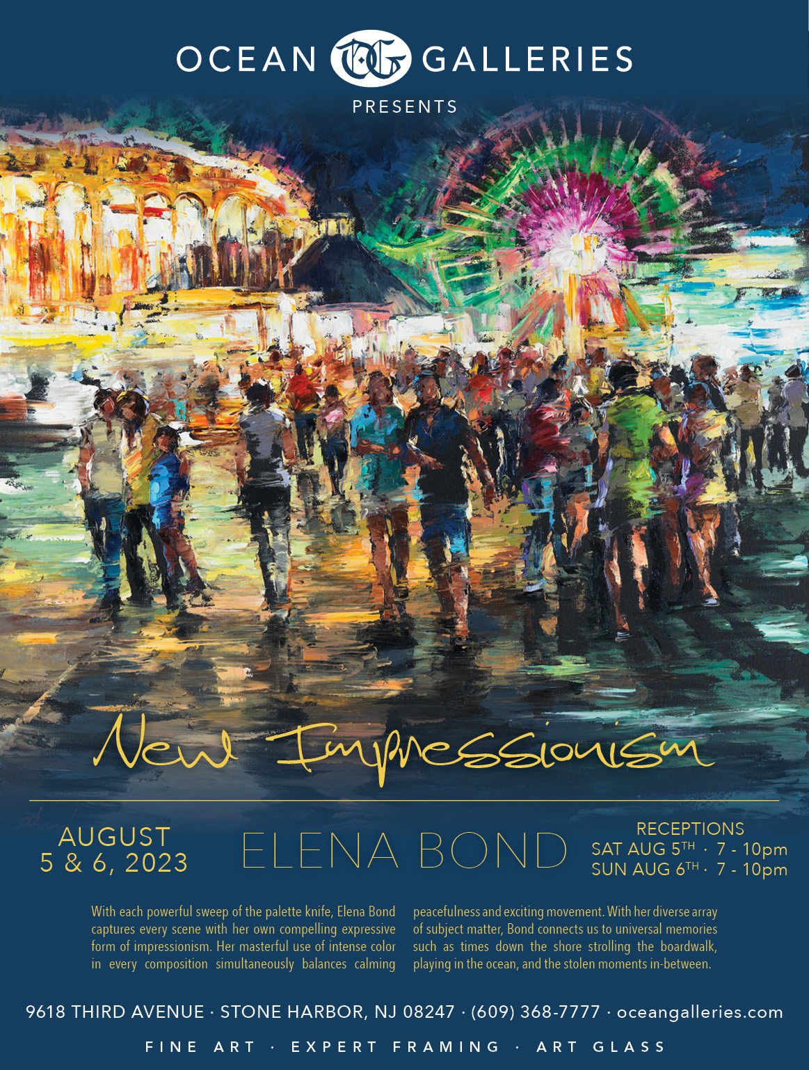 New Impressionist Master Elena Bond Makes Local Debut in Stone Harbor