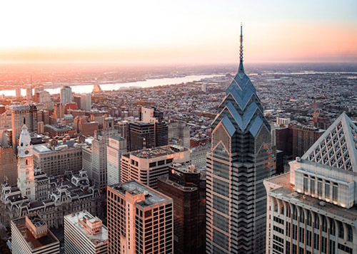 Aerial photograph of Philadelphia by ActionVance on Unsplash