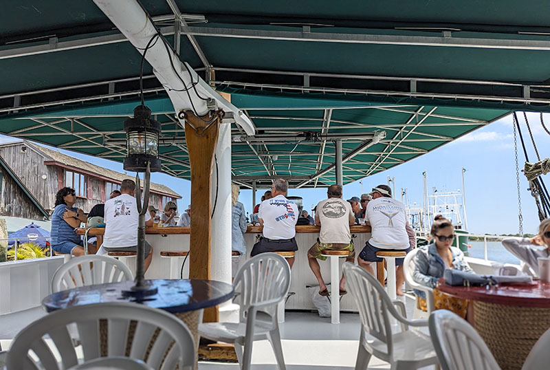 The Schooner American bar at the Lobster House