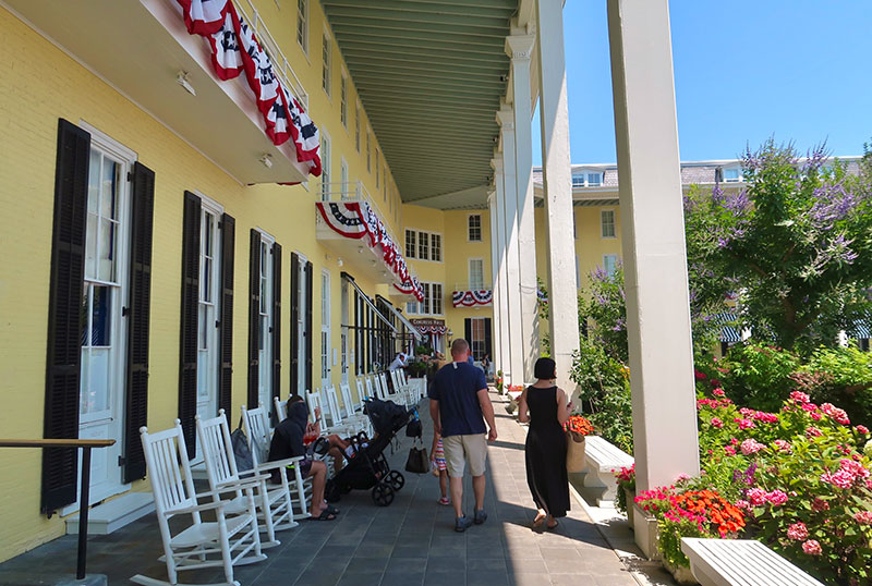 Lawn side of Congress Hall hotel