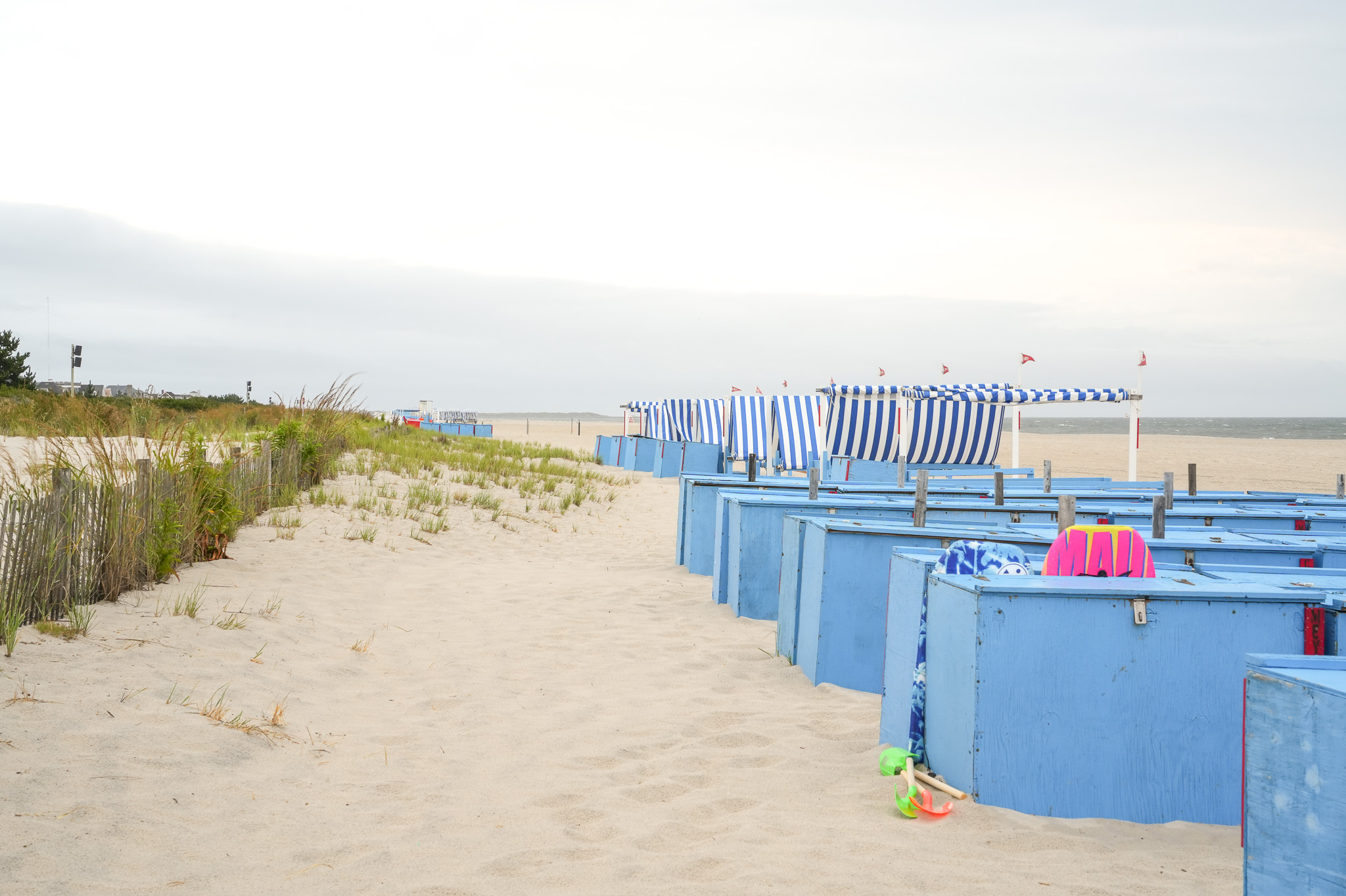 Beach Boxes in the morning