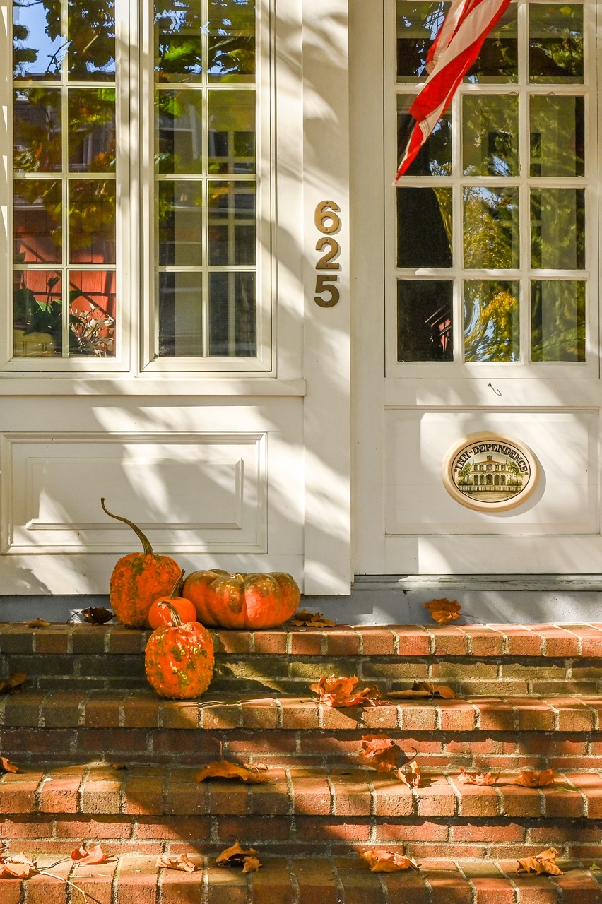 Pumpkins on Hughes Street