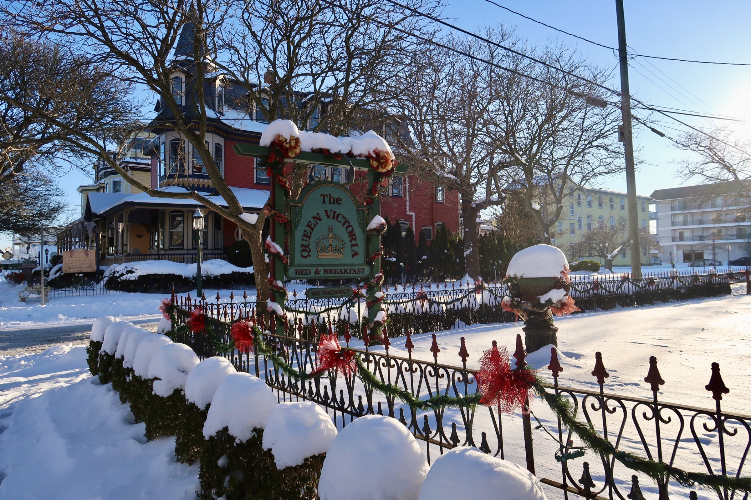 Snow day at the Queen Victoria